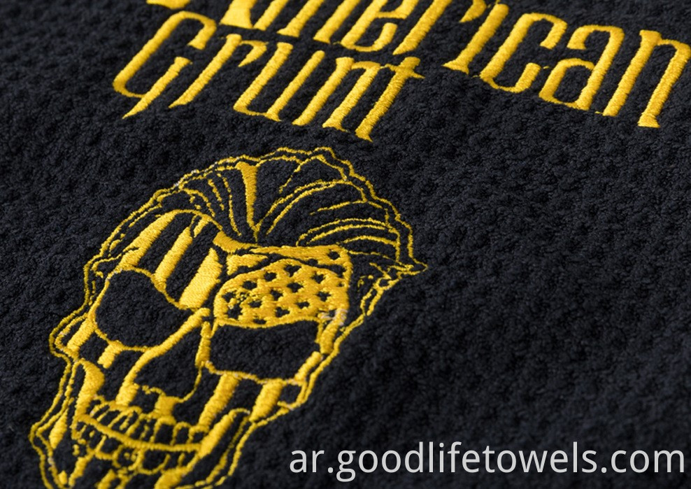 Microfiber Waffle Pattern Golf Towel
